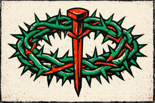 Crown of Thorns and Nail - Suffering and Sacrifice-(Mahkota Duri dan Paku - Penderitaan dan Pengorbanan)