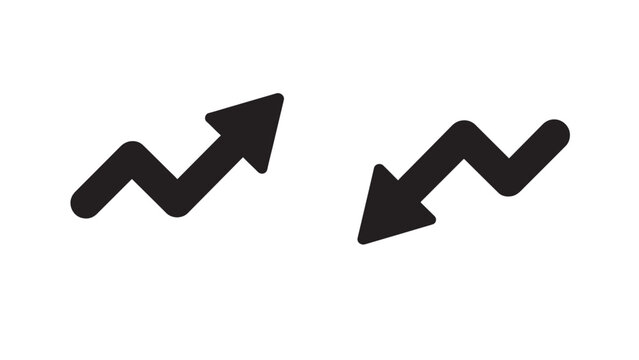 Upward and downward trend arrows.