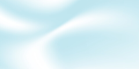 Minimalist abstract background with a smooth gradient transition from light gray to soft turquoise aqua blue, background flat design © Faisol