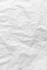 Naklejka premium White clean crumpled paper