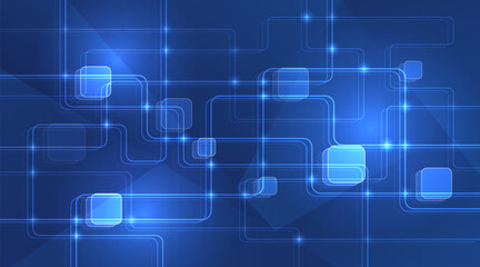 Fototapeta premium Blockchain for information transfer. Modern methods for storing and transmitting large volumes of data. A sketch for creative use.