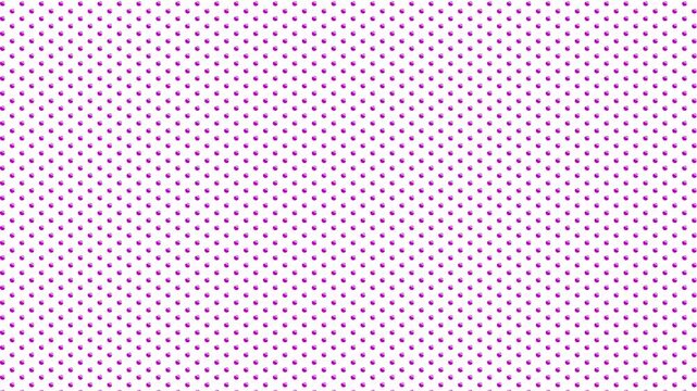 A futuristic, neon-magenta tech animation. A design that stands out against a background of tiny dots.