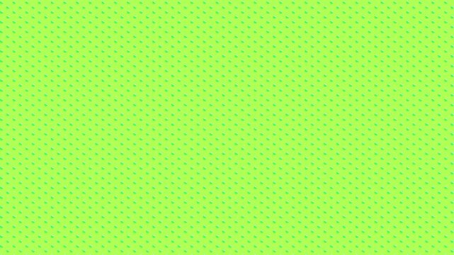 A futuristic, neon-green tech animation. Designs that appear against a background of tiny dots.