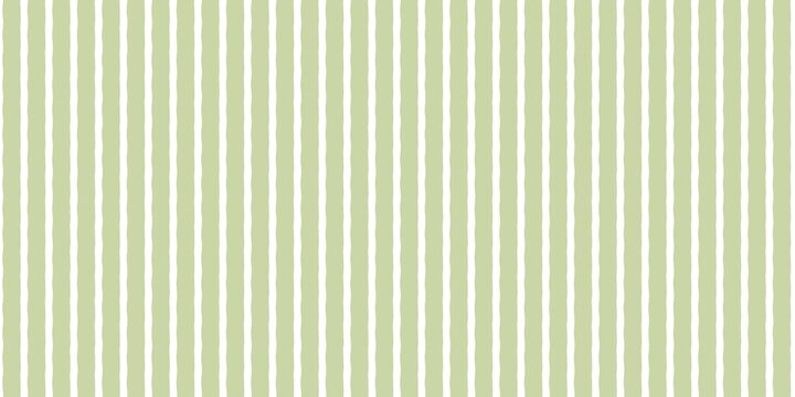Light green vertical stripes seamless pattern background. Simple green wavy pinstripe texture for wallpaper, textile, or minimalist design projects.