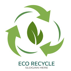 Fototapeta premium eco friendly logo design