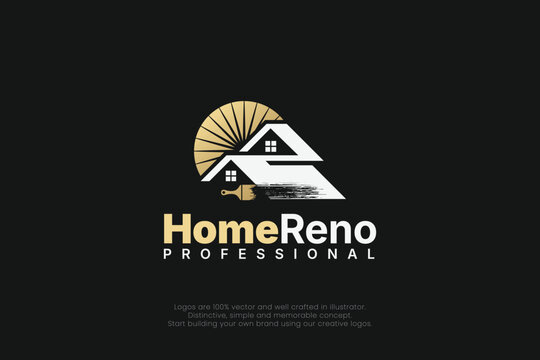 Home Repair Renovation Construction Logo