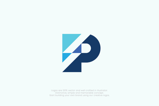 P Letter Monogram Logo 