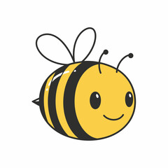 Obraz premium Cute Bee Cartoon