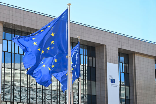 drapeau europeen Belgique Bruxelles CEE union europe commission presidence Chypre