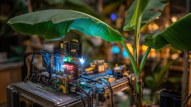 Advanced Spectroscopic Sensors Analyzing Plant Growth Technology in a Lush Green Environment