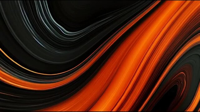 Abstract red and yellow flowing line wave background design with dynamic texture and motion energy style