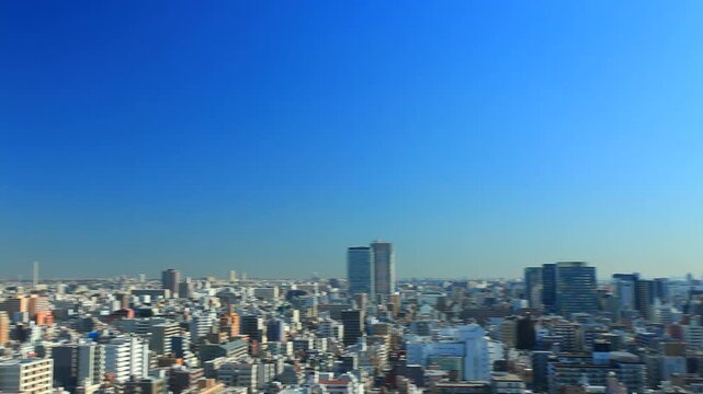 東京スカイツリーと錦糸町方向の街並