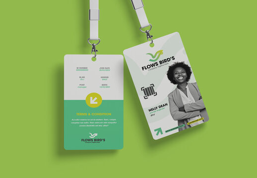 Corporate And Modern Employee ID Card Badge