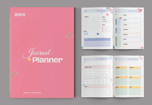 Journal Planner Notebook Template
