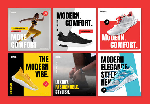 Shoe Brand Social Media Post Design