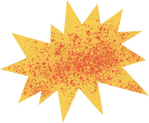 Fototapeta premium Retro Starburst Shape