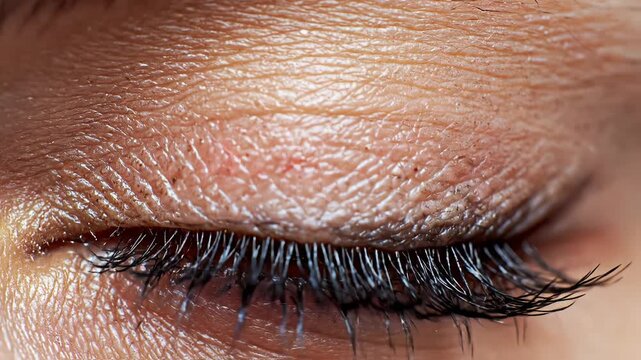 Closeup of a human eye for commercial backgrounds, digital design, and advertising