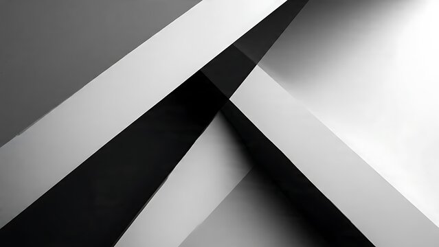 Abstract silver metal geometric background with lines and shapes for modern wallpaper and design template