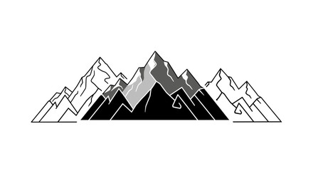 A clean, minimalist pen illustration conveys focus, precision, and creative thought. Ideal for business materials, website design, or social media mar © Atmojo