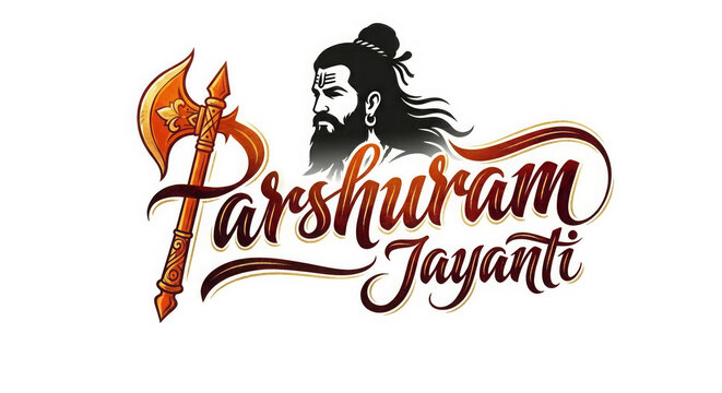 Parshuram Jayanti text. God birth social media post.