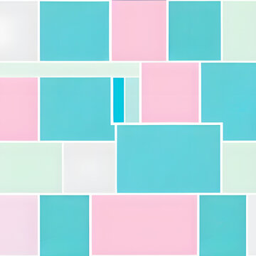 Abstract Pastel Rectangular Grid Background