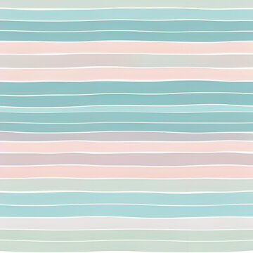 Clean Pastel Border Stripes