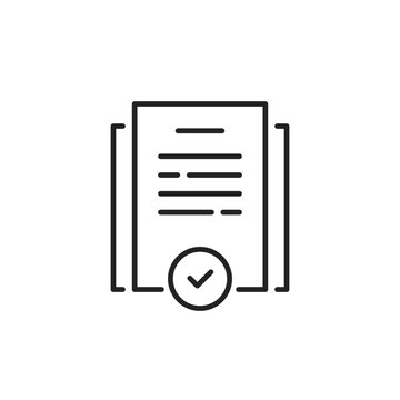 good deal confirmation or approved contract icon
