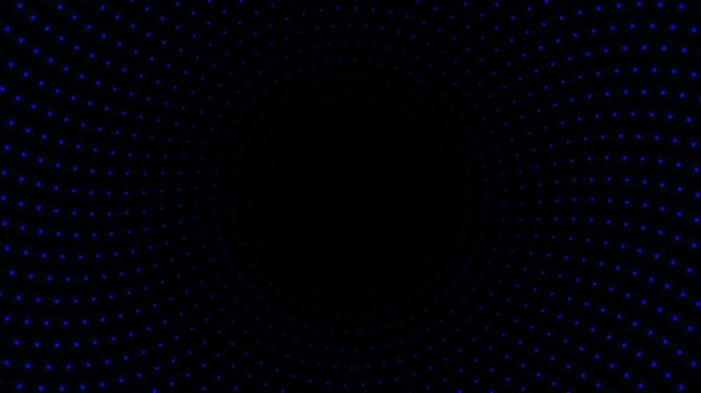 Abstract background with blue dots on Transparent Overlay , radial pattern design element