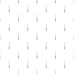 Fishing floats creating a seamless pattern, ideal for angling and tackle designs © nsit0108