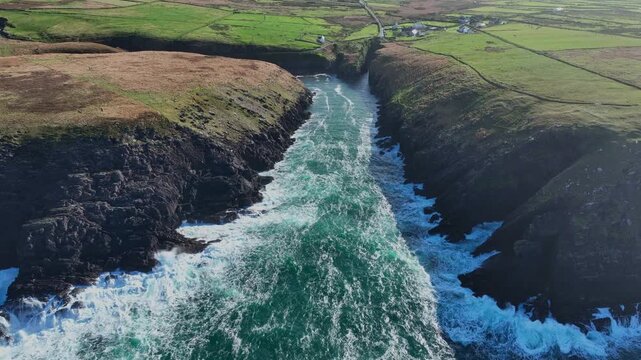 Epic Ireland wild seas Brandon Creek Dingle Kerry