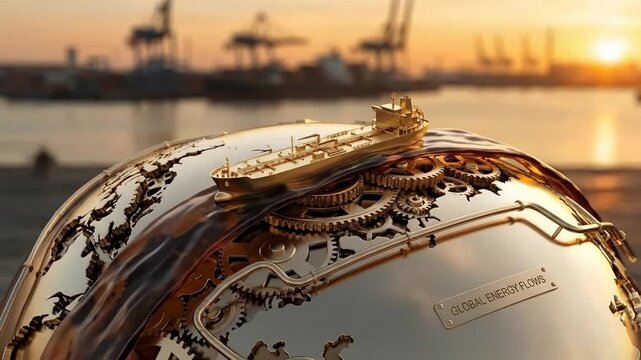 Hydrocarbon commodity flow: petroleum export, global import, market price, crude barrel, energy transaction, supply chain, demand forecast, ocean transport, economic system, trade balance.