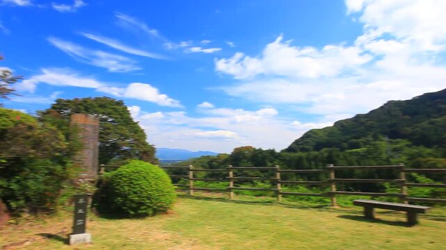 本丸跡の名胡桃城址之碑