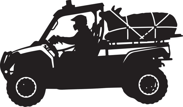 Off-road vehicle, silhouette, utility task vehicle, UTV, side by side, recreational, outdoor adventure