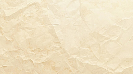Obraz premium High-resolution beige crumpled paper texture, vintage aged parchment background for artistic design projects. Perfect for rustic stationery, digital scrapbooking, elegant invitations, and creative