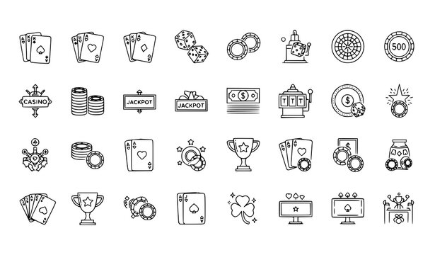 Education and learning icons vector set with graduation cap online learning e learning education