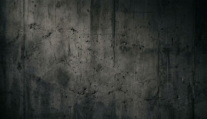 Obraz premium Dark Moody Concrete Wall Texture with Gritty Industrial Detail and Cinematic Lighting