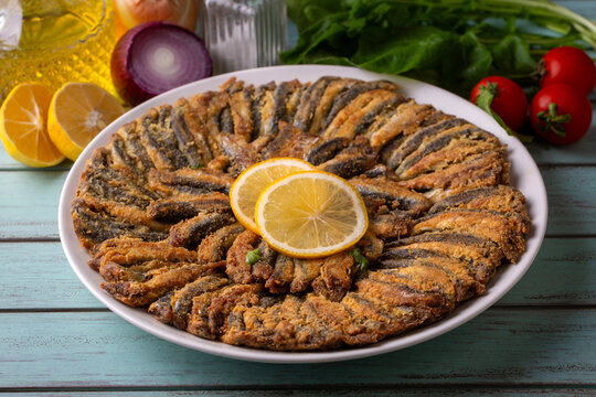 Fried Anchovies (Turkish Name: Hamsi Tava)