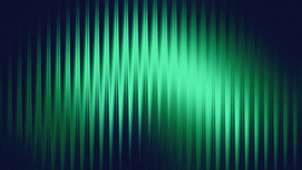 Naklejka premium Abstract Emerald Green Grainy Gradient with Vertical Wave Distortion Texture