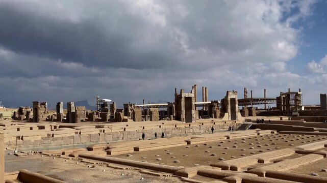 Aerial Panorama of Persepolis: The Ceremonial Capital of the Ancient Achaemenid Empire