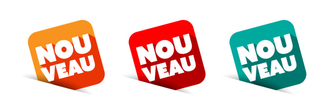 Nouveau, New in French