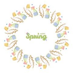 Happy Spring Gardening Wreath © Lipitorika