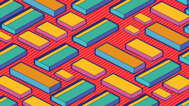 rectangles seamless pattern
