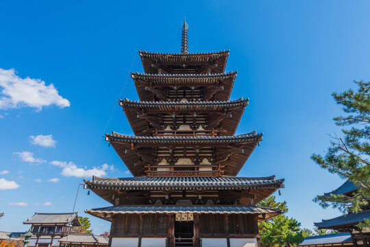 Horyu-ji Temple ,located in Nara is known as the oldest wooden structure in the world. Horyuji was registerd as UNESCO World Heritage site in 1993.