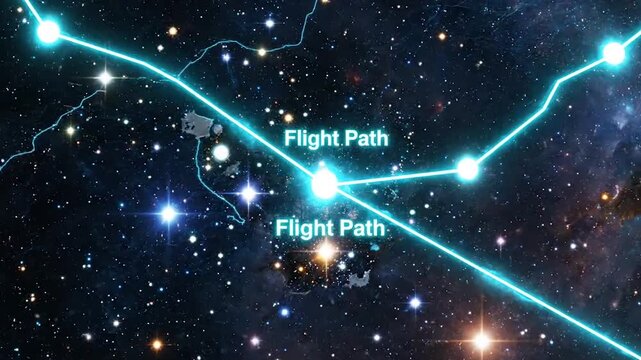 Global Flight Paths and Connections.