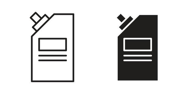 Doy, thin line symbol, editable stroke eps 10pouch icon, thin line symbol, editable stroke eps 10
