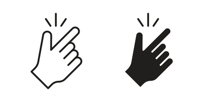 Easy icon, thin line symbol, editable stroke eps 10