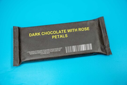 Dark Chocolate with Rose Petals