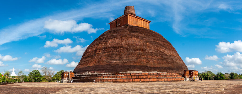 Abhayagiri Dagoba in Anuradhapura Sri Lanka
