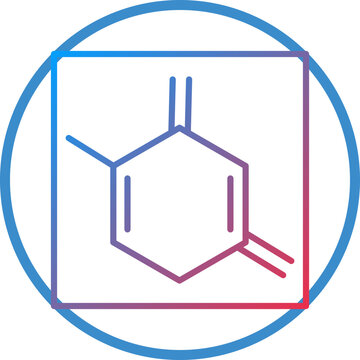Thymine Line Icon Style