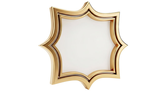 Ornate Gold Star Frame